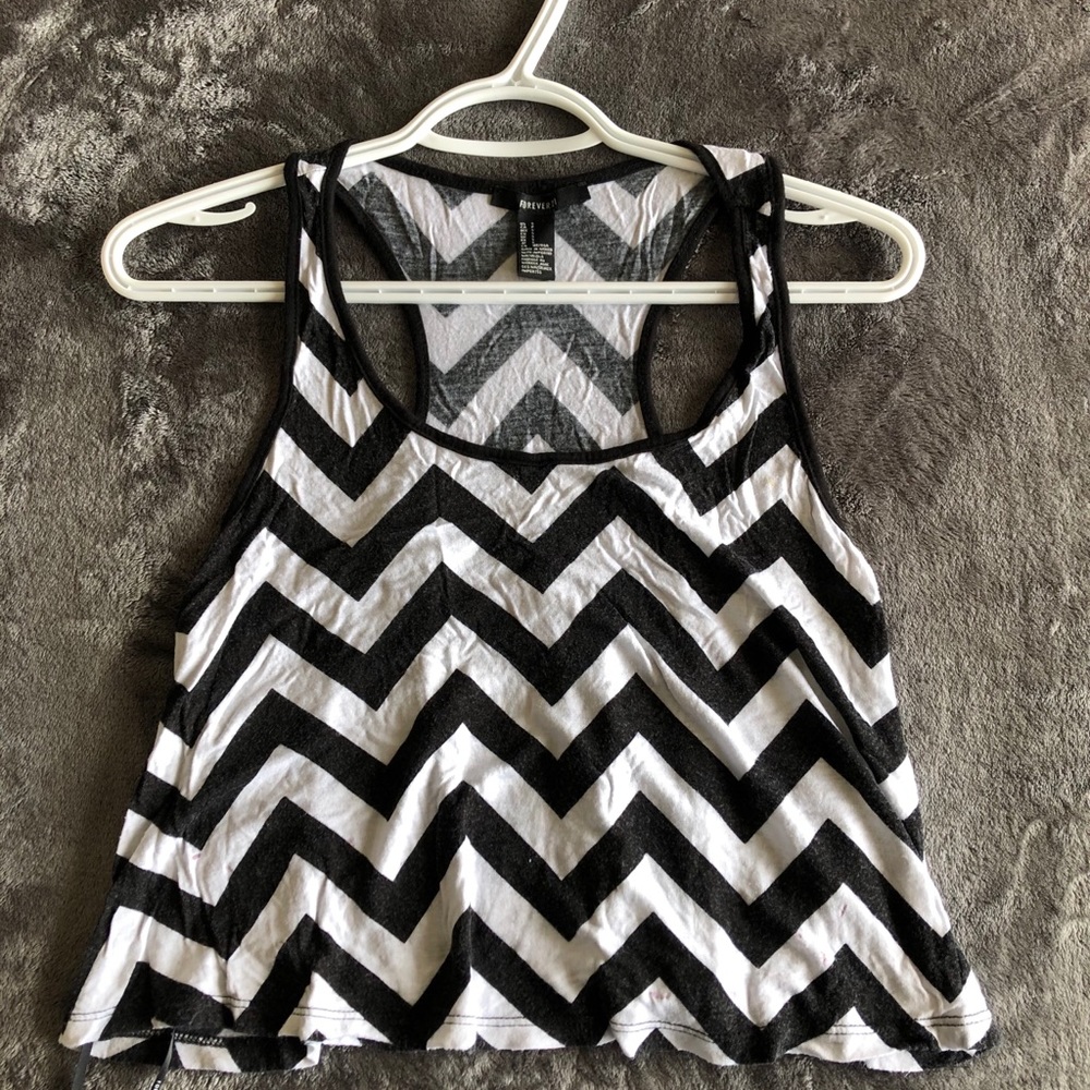 Patterned Flowy Tank Tops